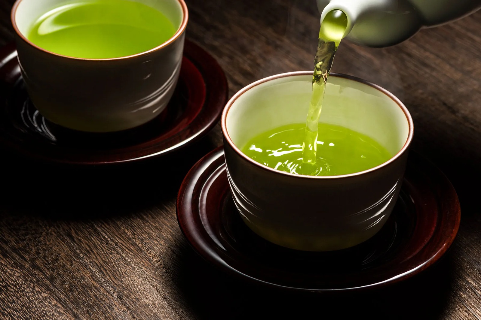 Fresh green tea